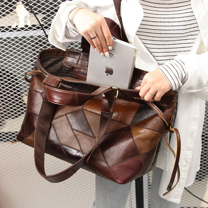 H&F Leather Shoulder Handbag c