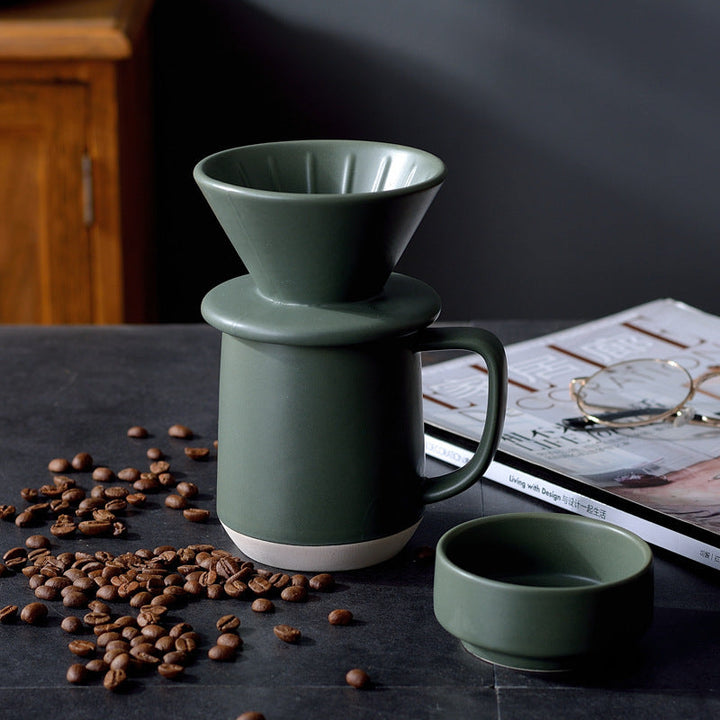 Ceramic Hand Made Coffee Cup Filter Cup