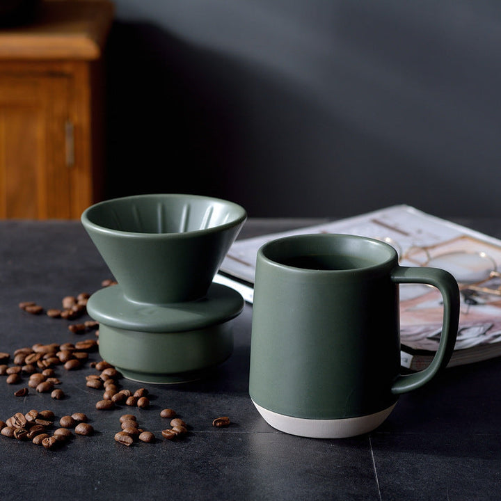Ceramic Hand Made Coffee Cup Filter Cup