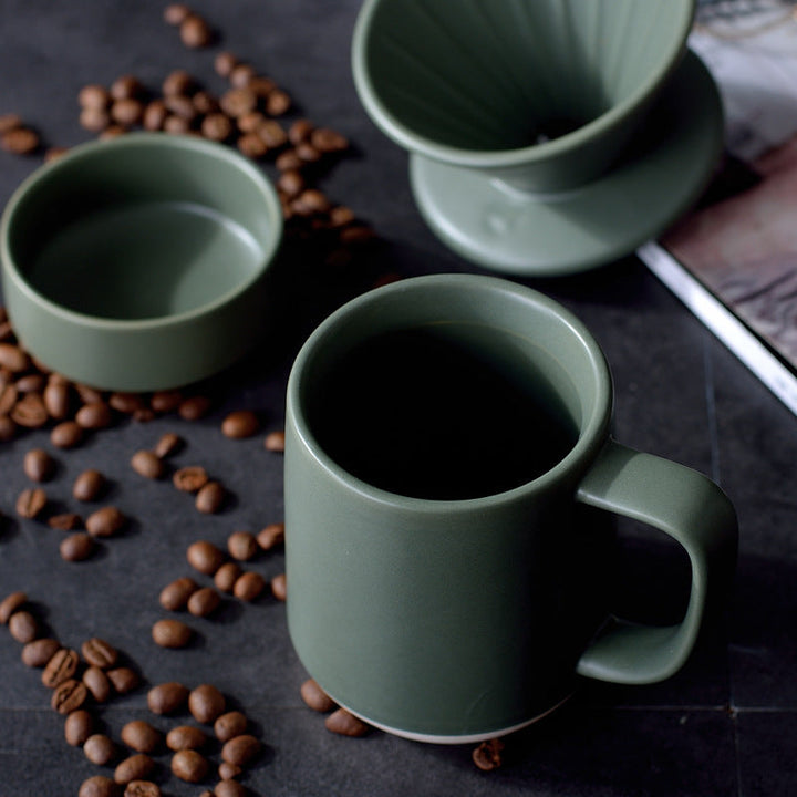 Ceramic Hand Made Coffee Cup Filter Cup