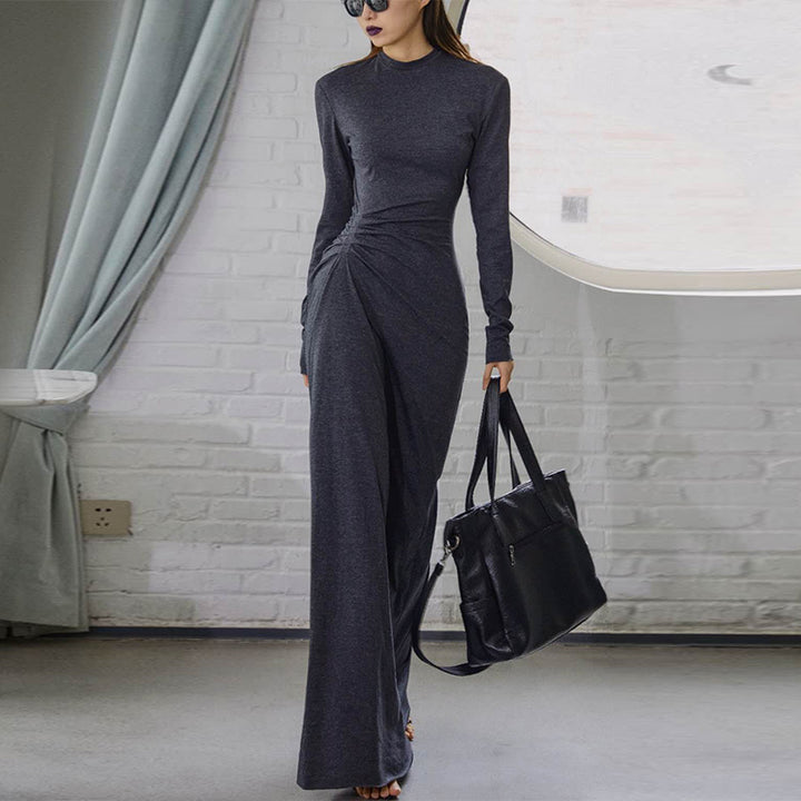 H&F Long Sleeve Pleated c