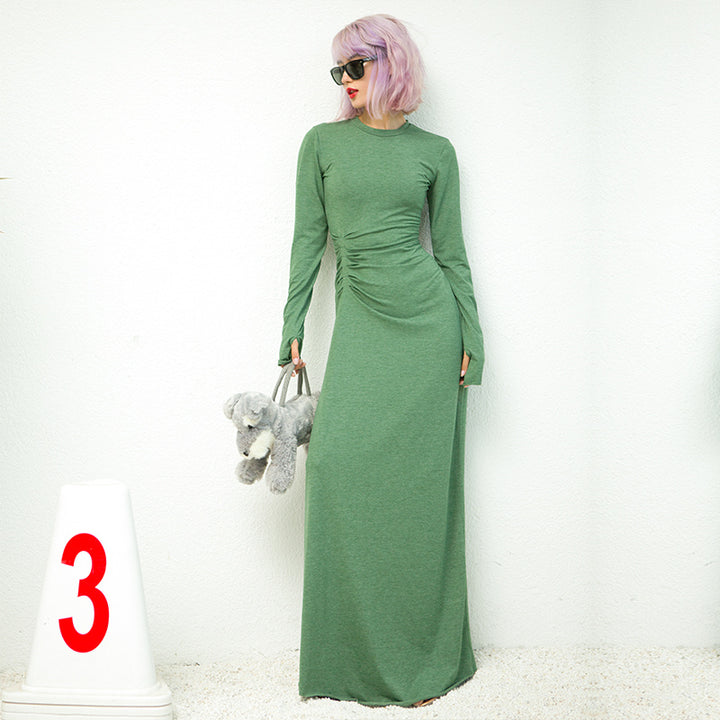 H&F Long Sleeve Pleated c