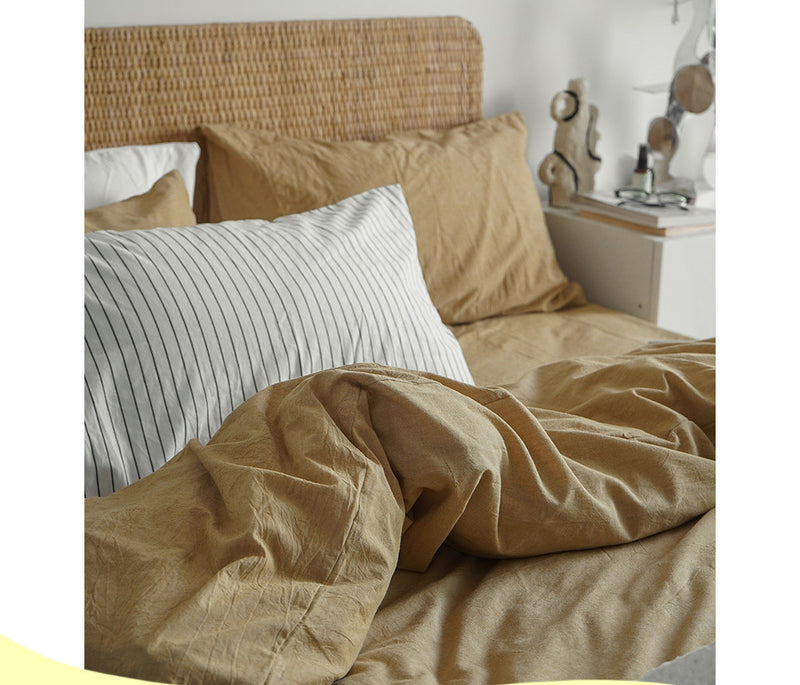 Four-Piece Pure Nordic Cotton Bedding Set