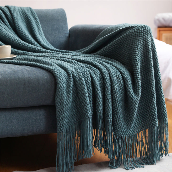 H&F Pineapple Grid Blanket c