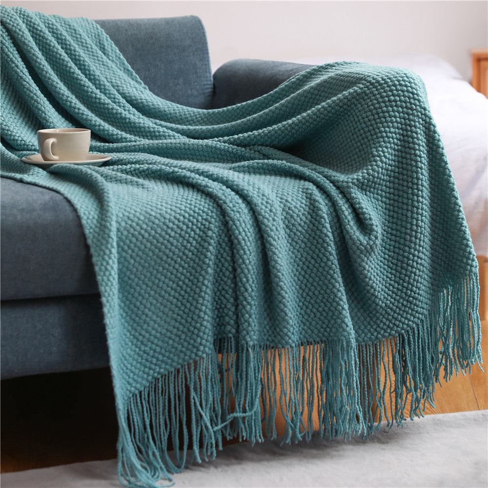 H&F Pineapple Grid Blanket c