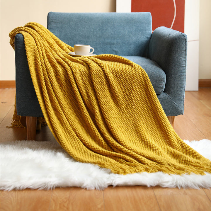 H&F Pineapple Grid Blanket c