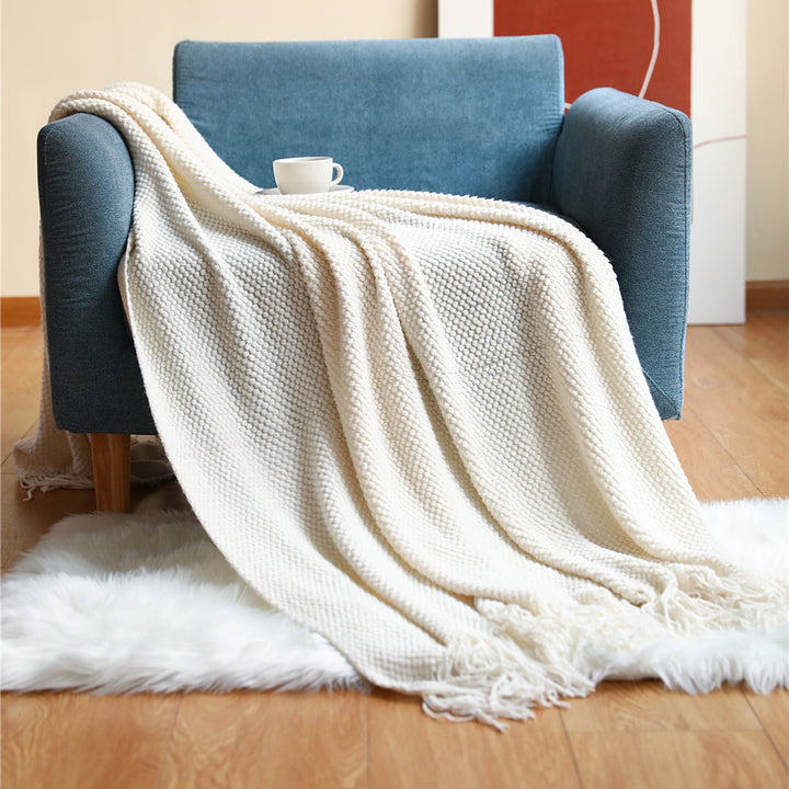 H&F Pineapple Grid Blanket c