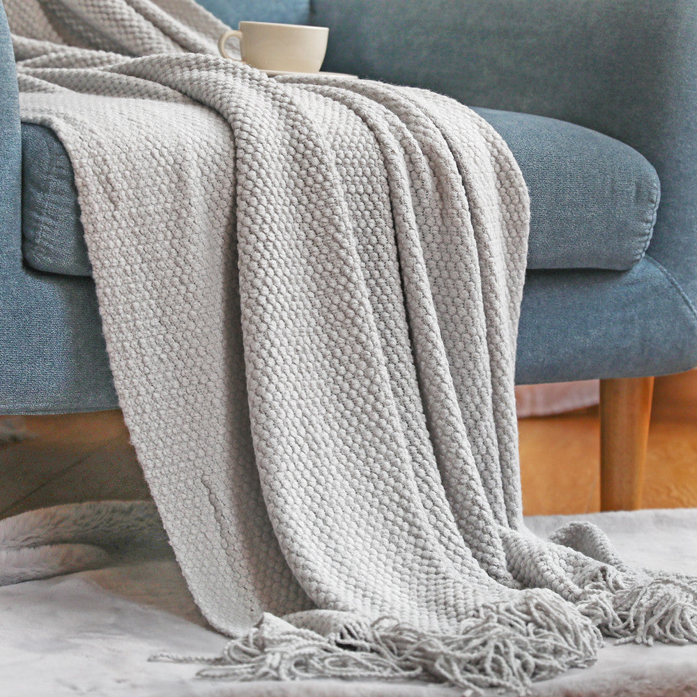 H&F Pineapple Grid Blanket c