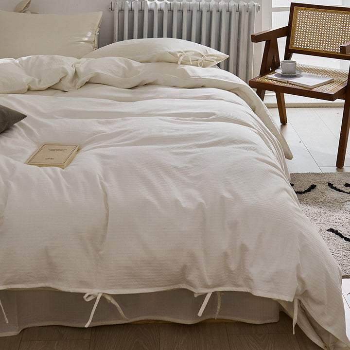 H&F White Cotton Set c