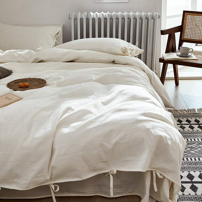 H&F White Cotton Set c