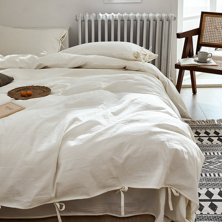 H&F White Cotton Set c