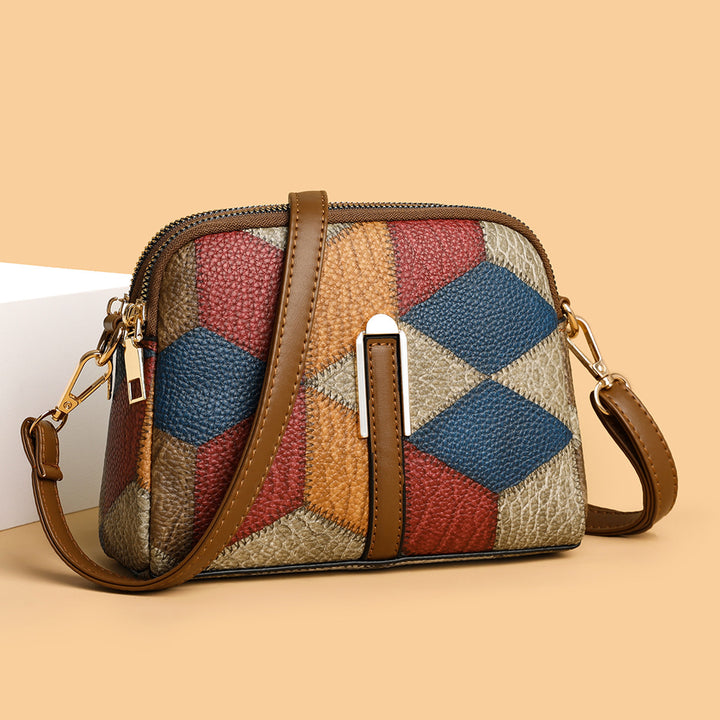 H&F Double-Zipper Crossbody c
