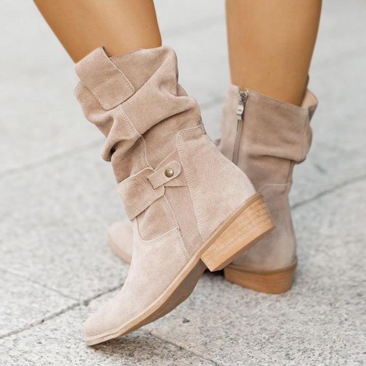H&F Large Metal Round Boots c