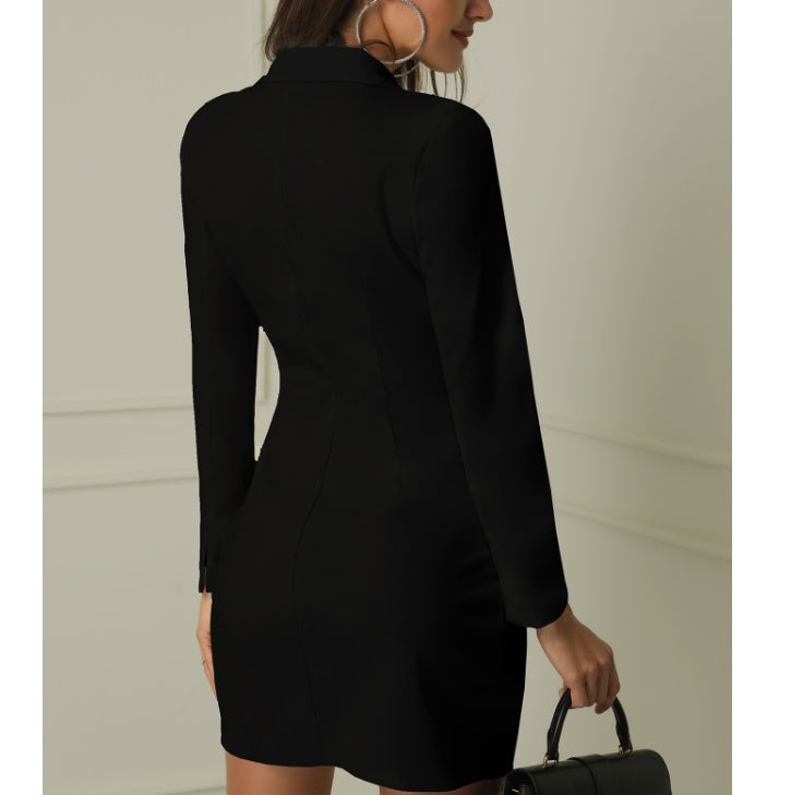 H&F Double-breasted Trench Dress c