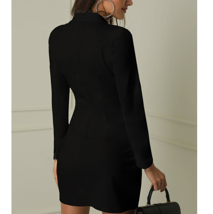 H&F Double-breasted Trench Dress c