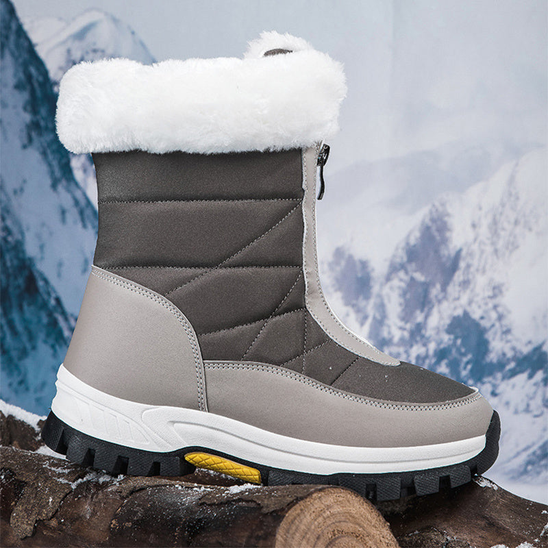 H&F Platform Zipper Ankle Boots c