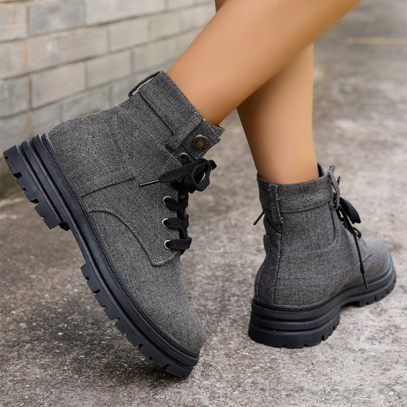 H&F Denim Cowboy Boots c