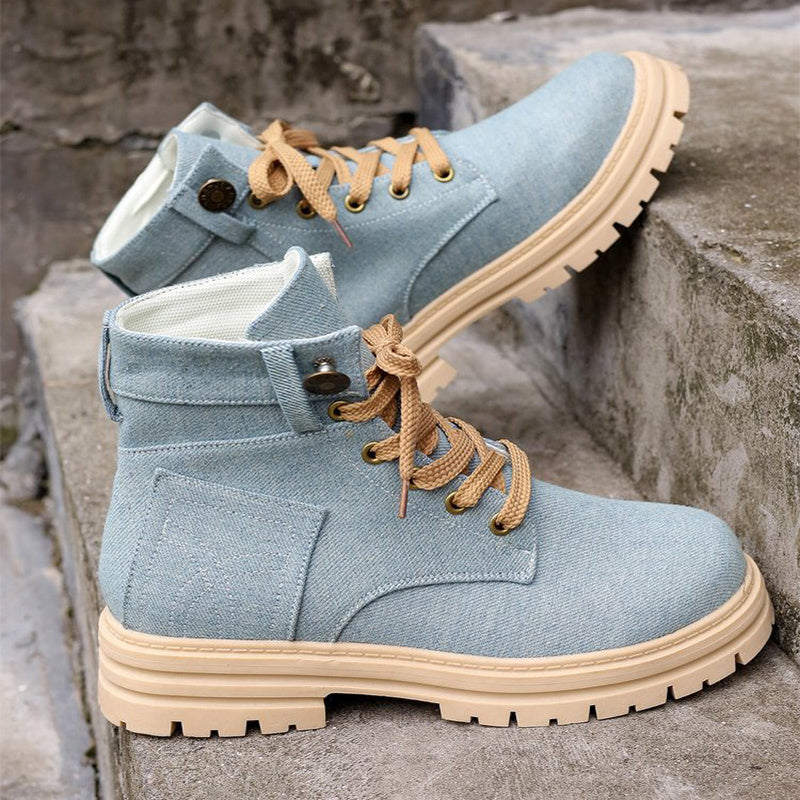 H&F Denim Cowboy Boots c