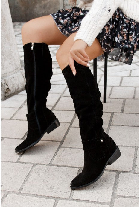 H&F Suede High Boots c