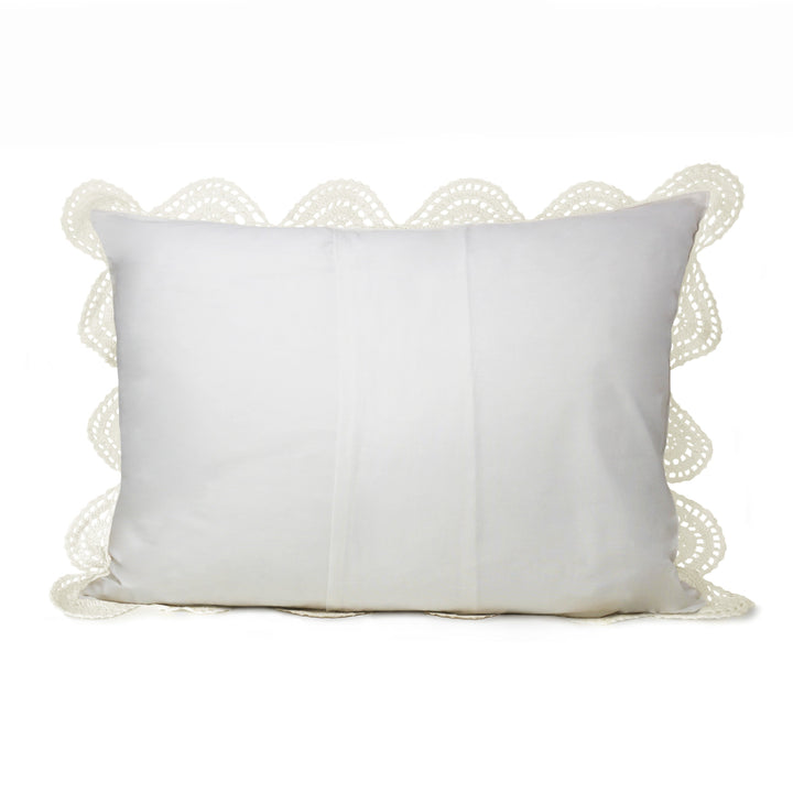 Hand Made Crochet Cotton Pillow Sham Pairs