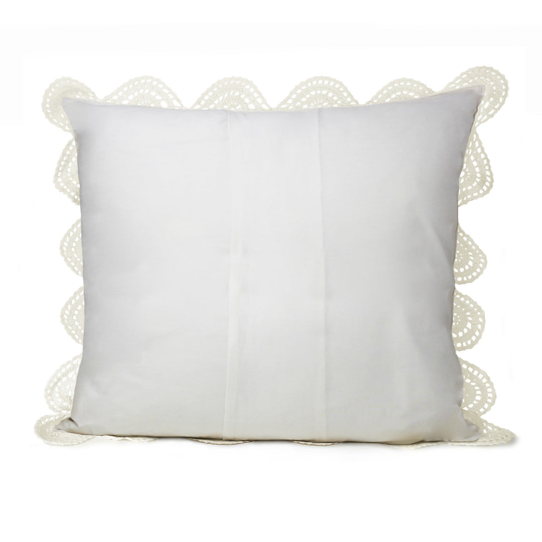 Hand Made Crochet Cotton Pillow Sham Pairs