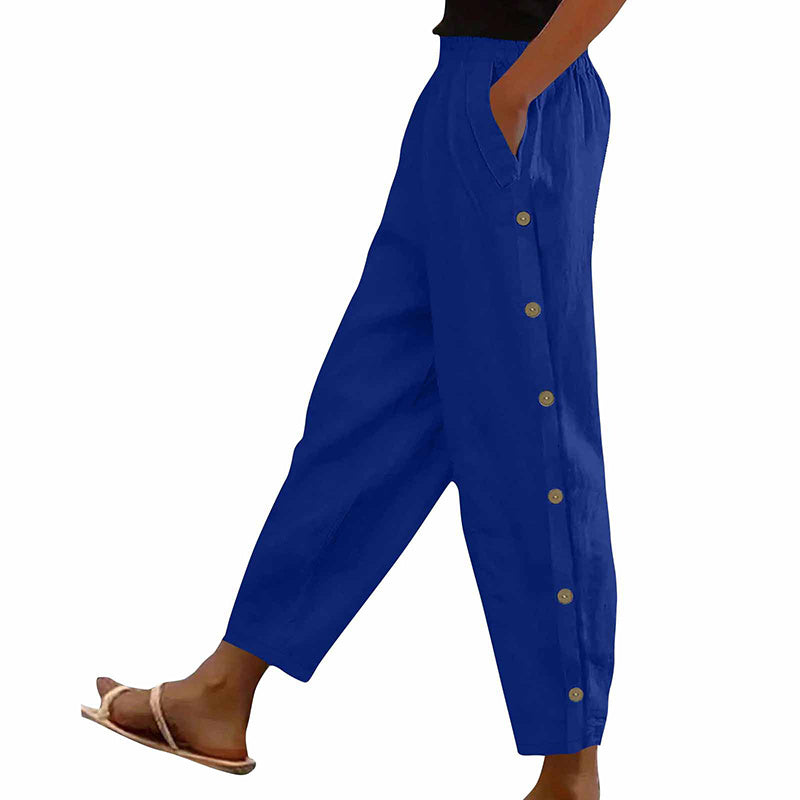 H&F Elastic Button Trousers c