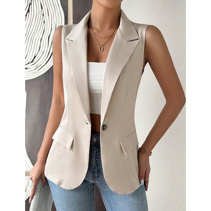 H&F Sleeveless Blazer Vest c