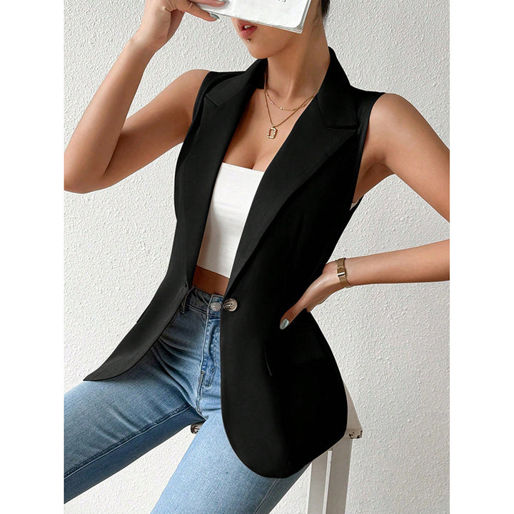 H&F Sleeveless Blazer Vest c