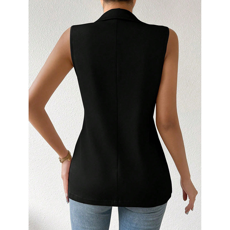 H&F Sleeveless Blazer Vest c