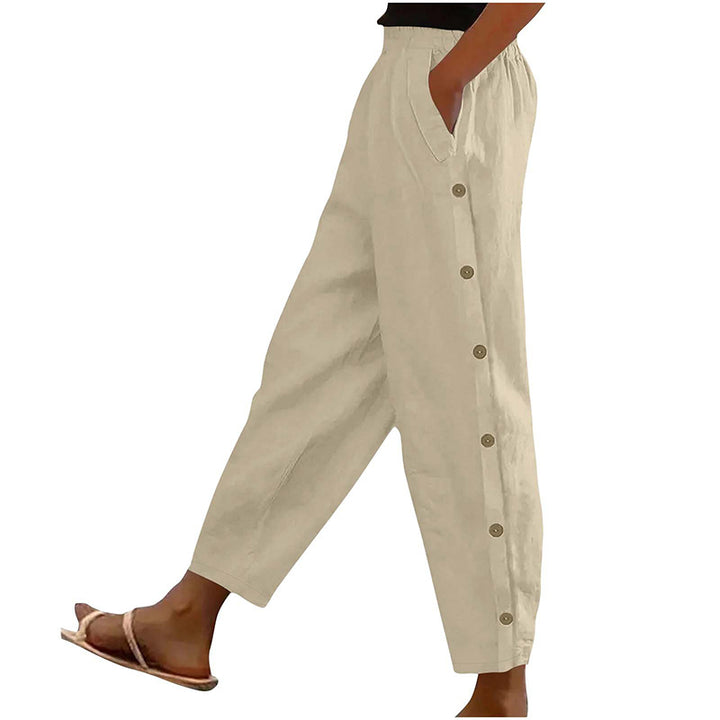 H&F Elastic Button Trousers c