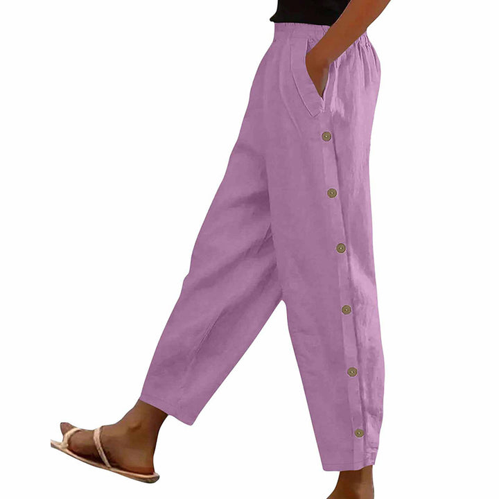 H&F Elastic Button Trousers c