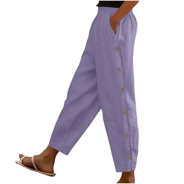 H&F Elastic Button Trousers c