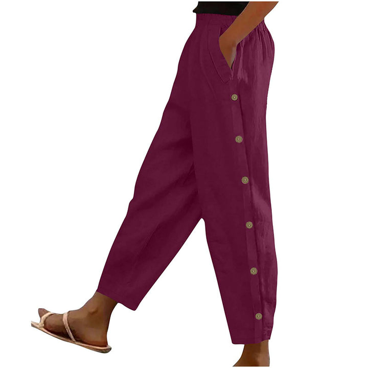 H&F Elastic Button Trousers c