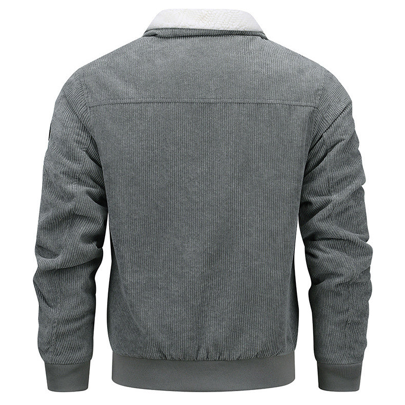H&F Lapel Fleece Jacket c