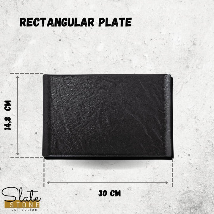 Rectangular Plate 11.5" inch X 5.75" inch | 29.5 X 14.5 Cm