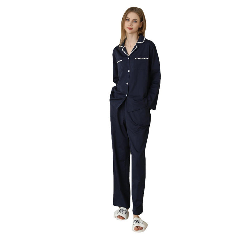 H&F Suit Collar Pajamas c