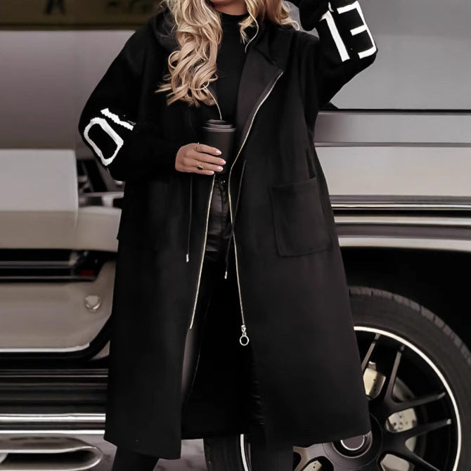 H&F Hooded Knit Trench c