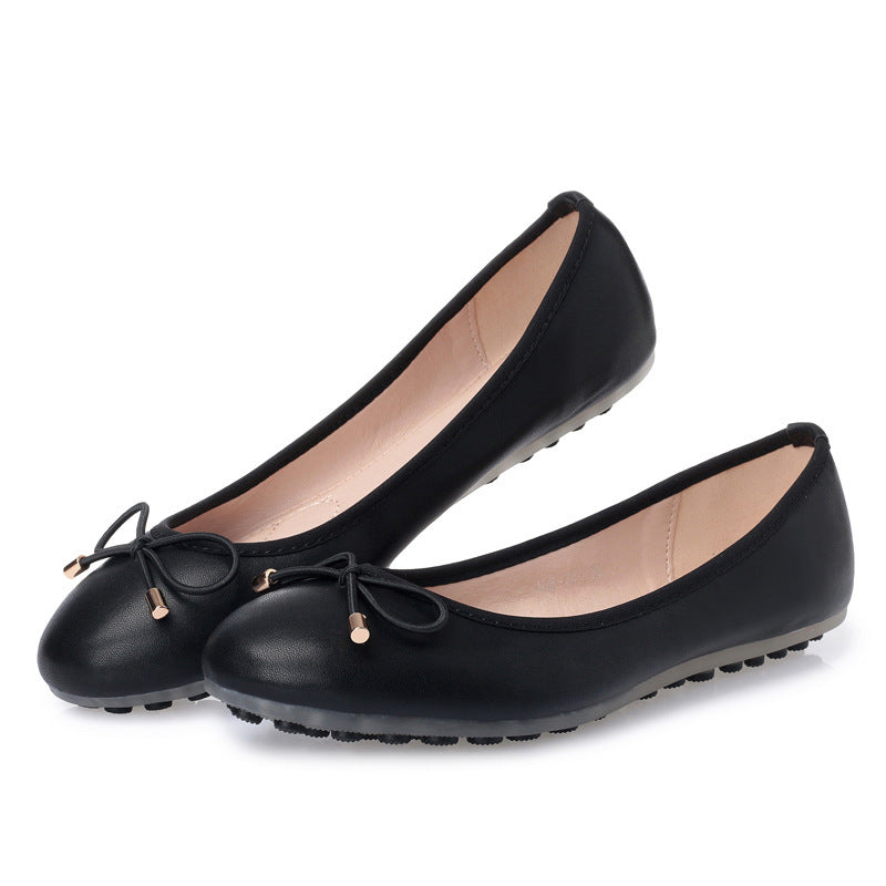 Round Toe Flat Pumps