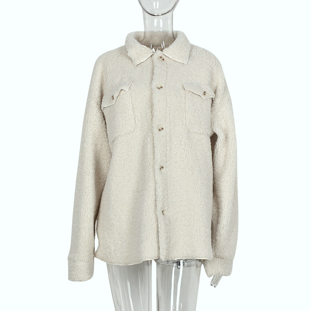 H&F Plush Trench Coat c