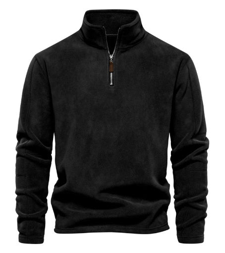 H&F Stand-collar Fleece Zip c
