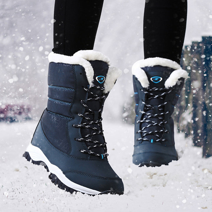 H&F Plush Ankle Snow Boots c