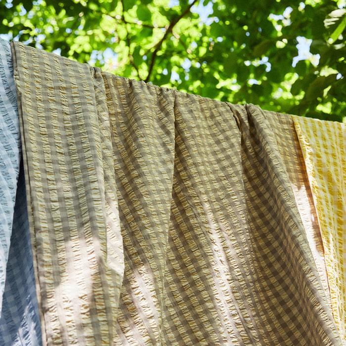 JUNA Bæk&Bølge Duvet Cover Set, Queen, Grey/Birch