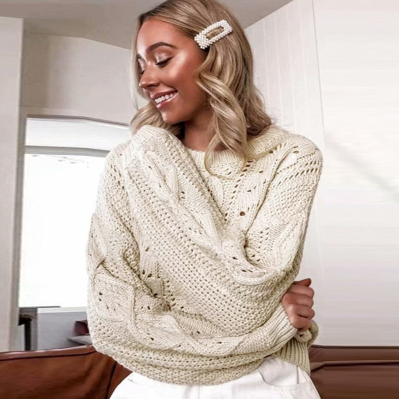 H&F Hollow Twist Sweater c