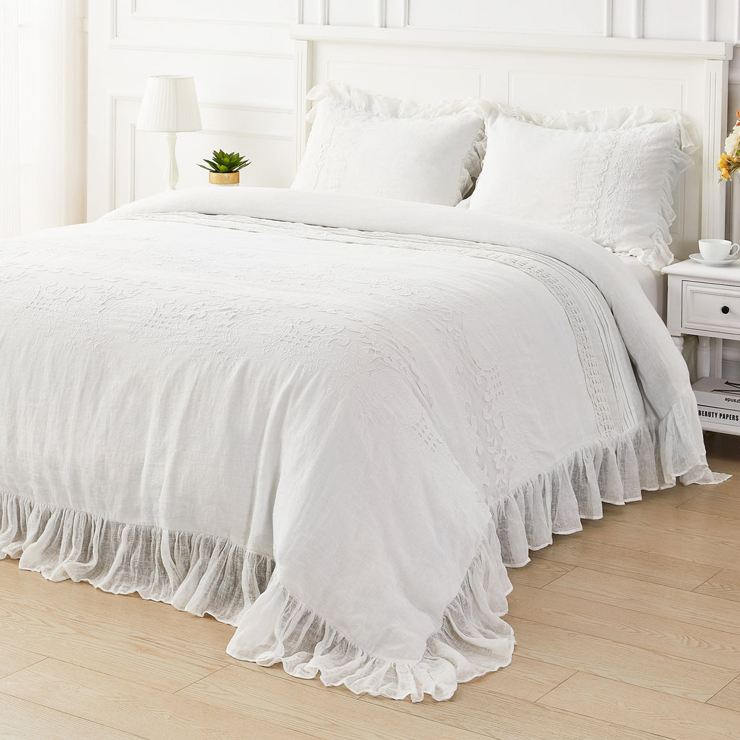 Tabitha Linen Duvet Cover Set