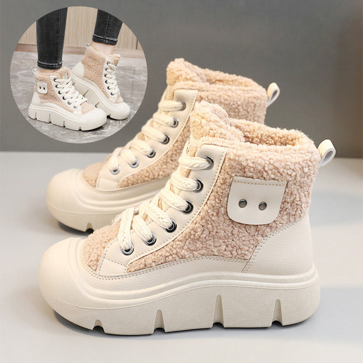 H&F Lace-Up Snow Boots c