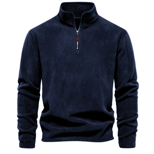 H&F Stand-collar Fleece Zip c