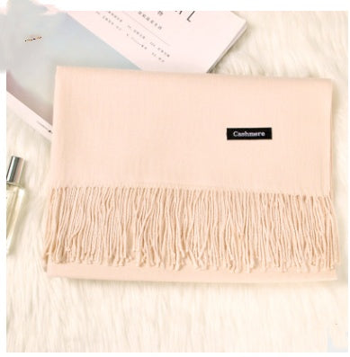 H&F Monochrome Cashmere Scarf c