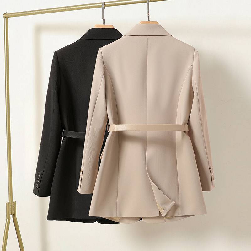 formal belt coat