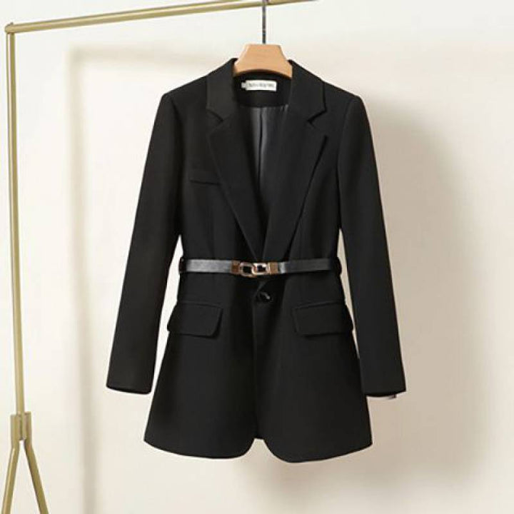 formal belt coat