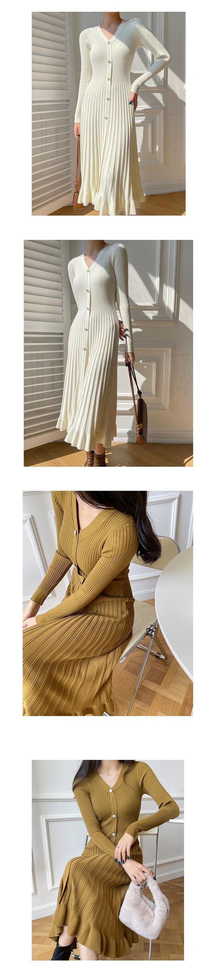 H&F Knitted Sweater Dress c